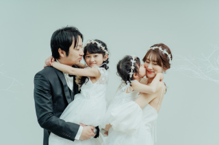 結婚10周年にファミリーフォト