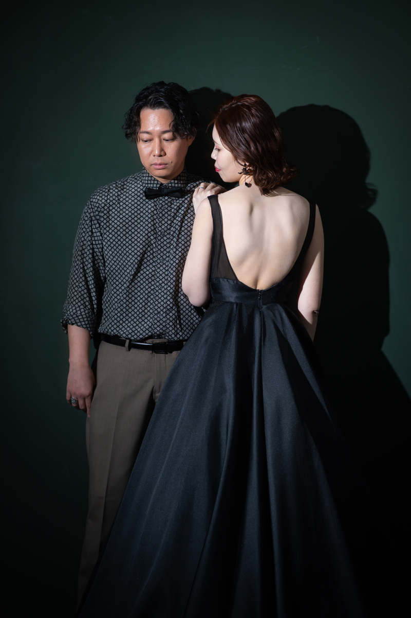 カラードレス撮影スタート