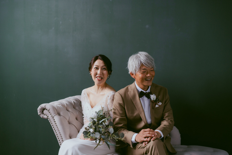 ご新郎様の笑顔