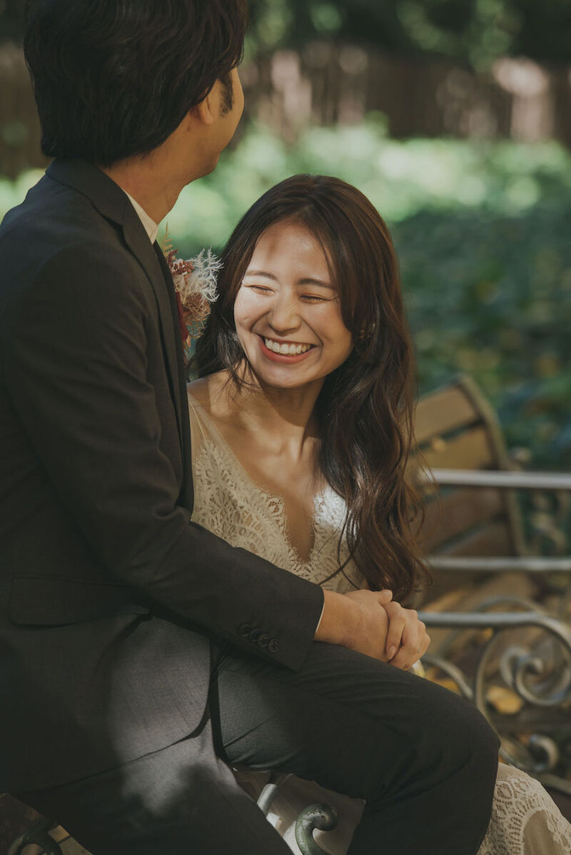 キラキラの笑顔