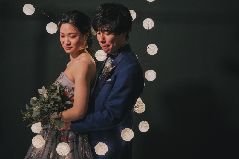 ライトで幻想的に