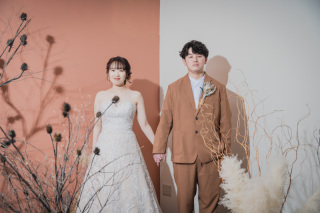 館内まるごと使って贅沢に前撮り