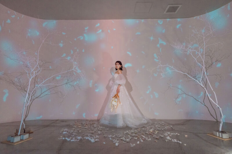 チャペル×プロジェクションマッピング