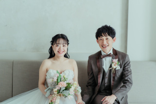 和装＆洋装で館内フォト★ブーケもオーダーいただきました