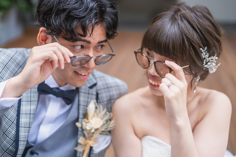 サングラスを使って