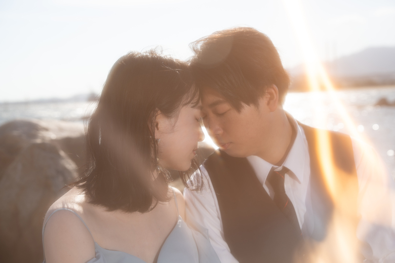 日が少し落ちてきて