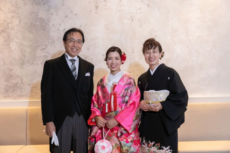 親子ショットも撮影