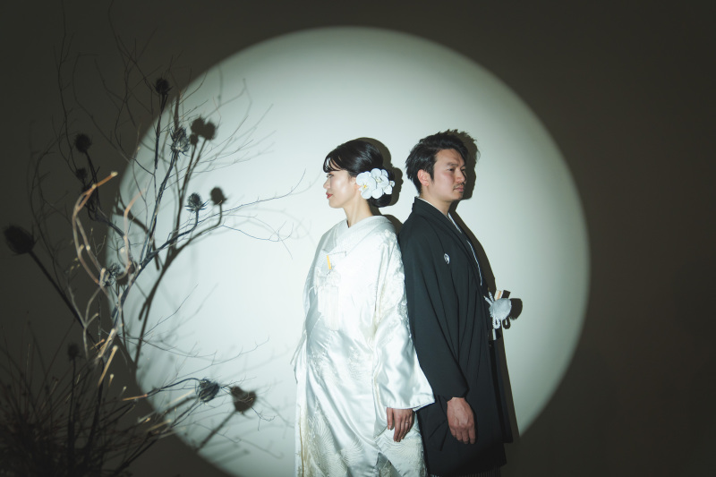 【館内フォト】白無垢姿で撮影