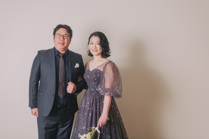 シンプルで洗練されたカップルフォト