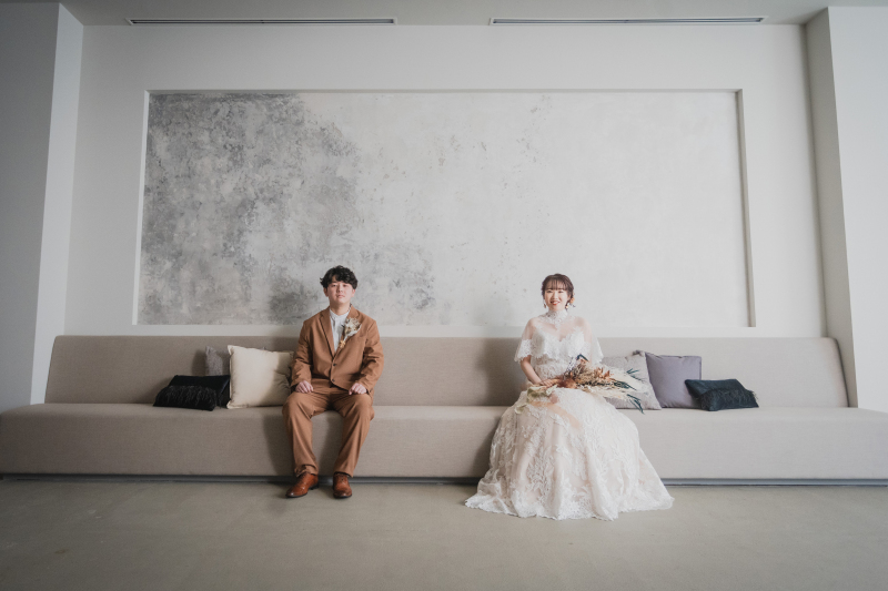 空間を贅沢に使ったショット