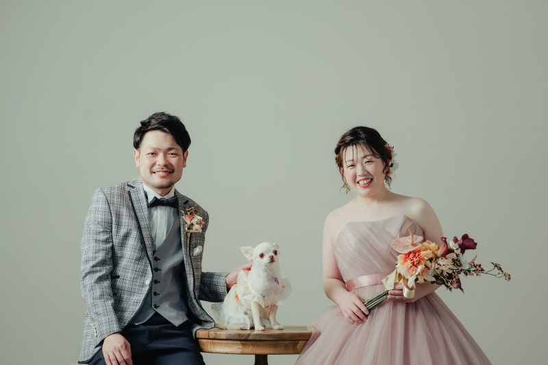 ワンちゃんと一緒に