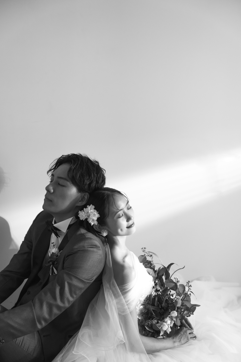 雰囲気を変えてモノクロで