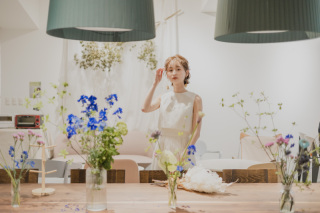 館内＆屋外でウェディングフォト