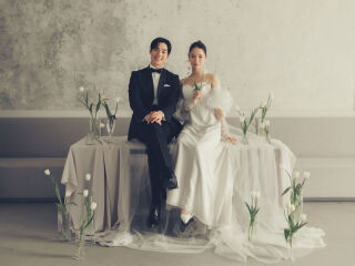 【堀江ロケ&times;館内】ミニドレスで叶える都会派モードなウェディング