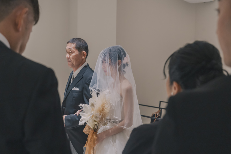 お父様とのバージンロード