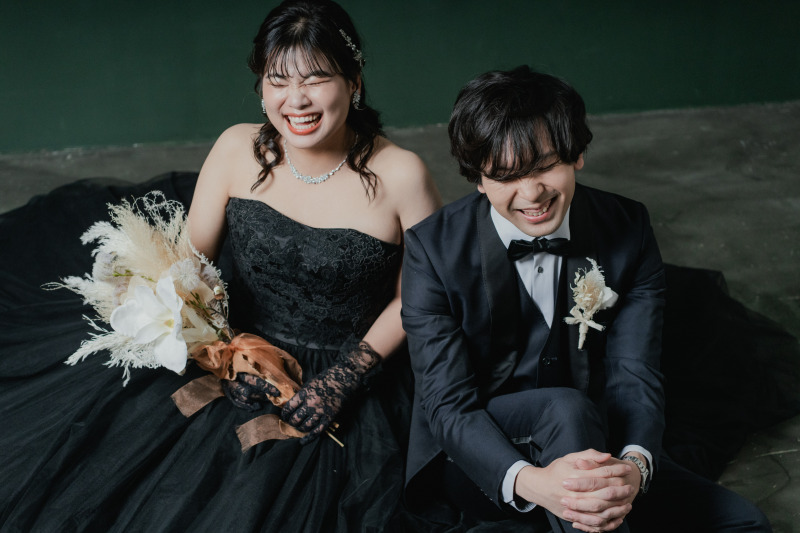 ナチュラルな笑顔を