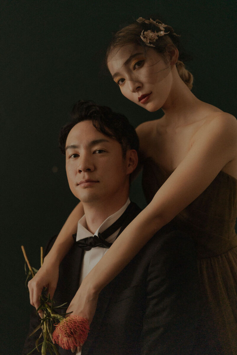 カメラ目線でラストカット!