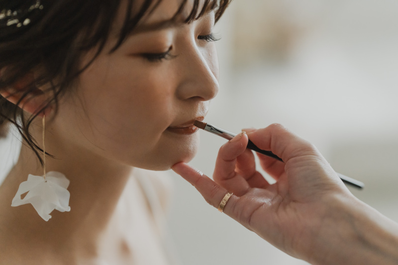 お支度ショット