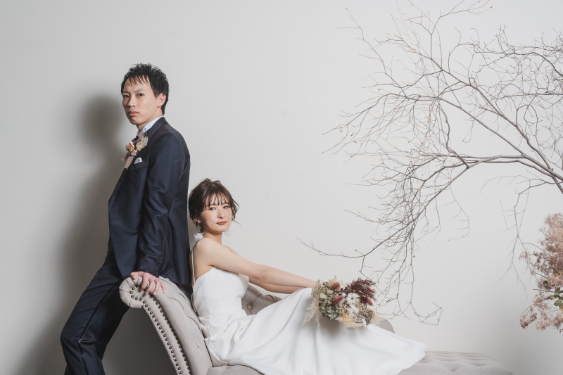 おしゃれなお2人の館内フォト