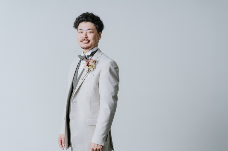 新郎様ソロショット