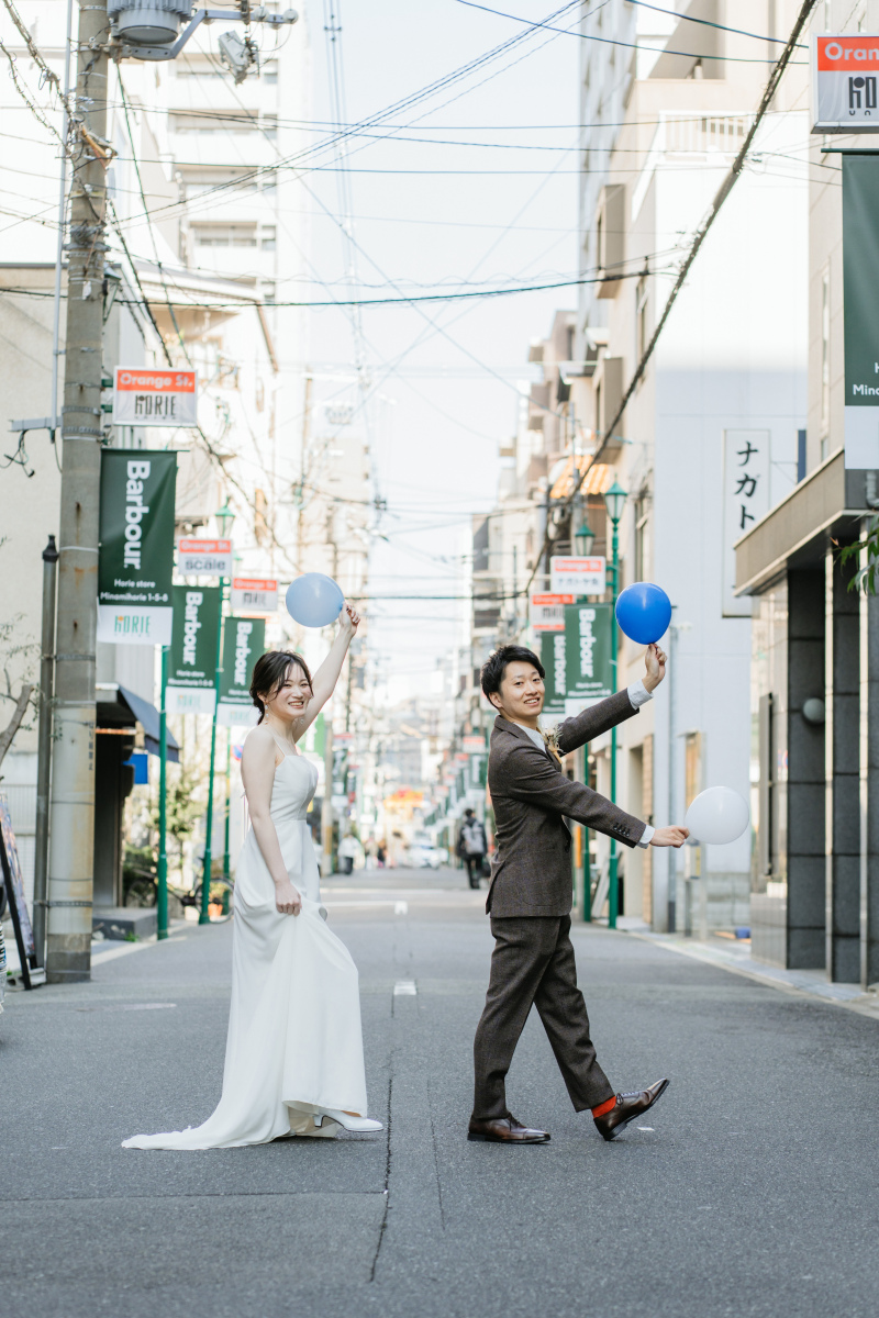 スタジオの外で