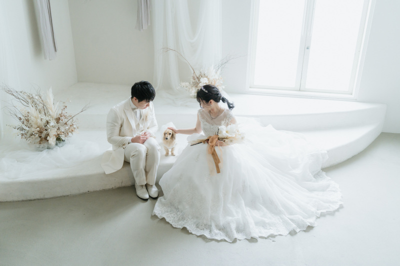 ワンちゃんと一緒に