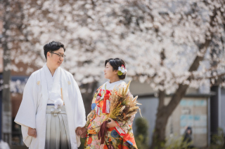 堀江の穴場♡万福寺での和装撮影＆スタジオ撮影