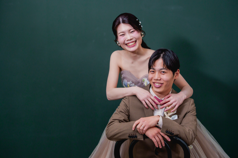 抱きつきショット