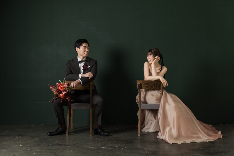 洋装にお色直し