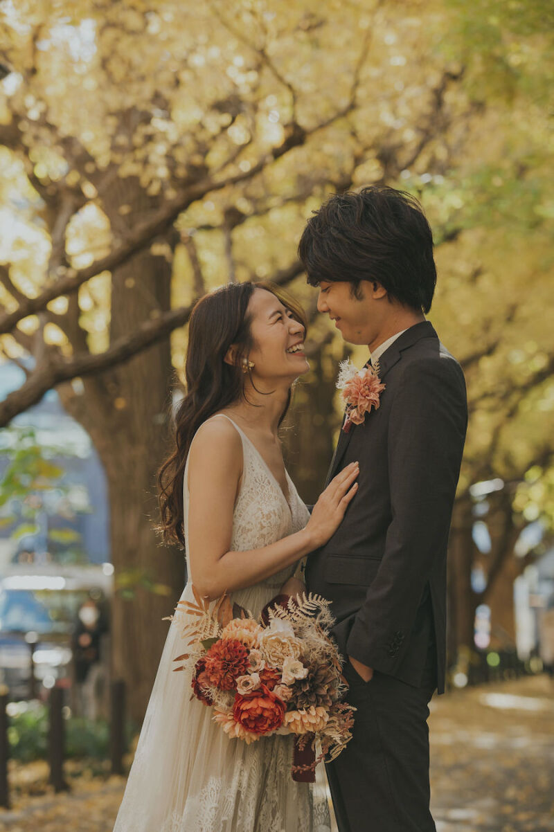 見つめ合うお二人