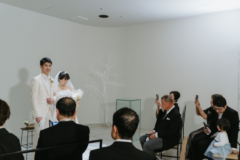 皆様に祝福されて