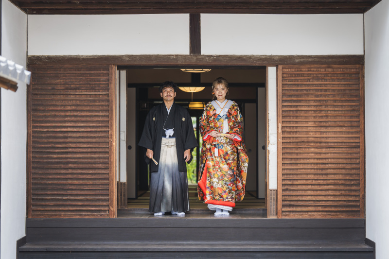 並んだショット