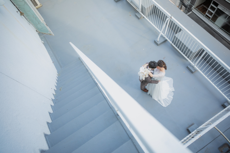 バルコニーショット