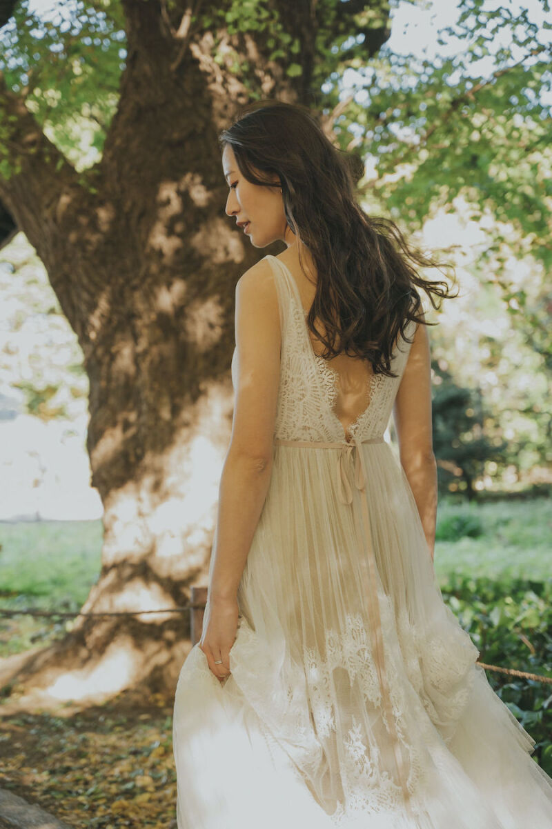 お気に入りのドレスと共に