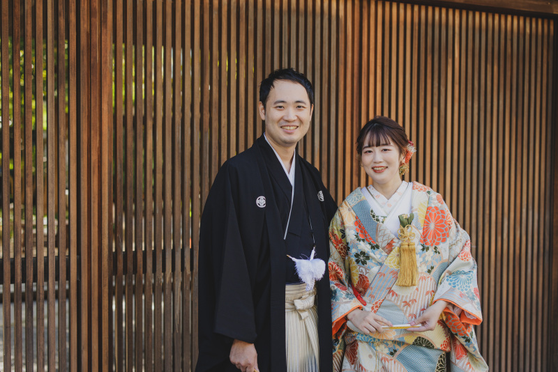 和装でロケーション