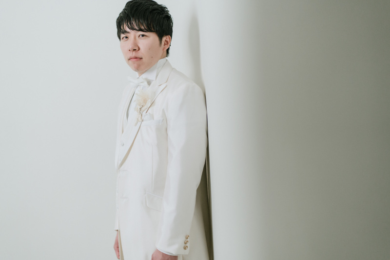 ご新郎様ソロショット