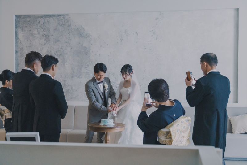 挙式風写真を撮り終えたら