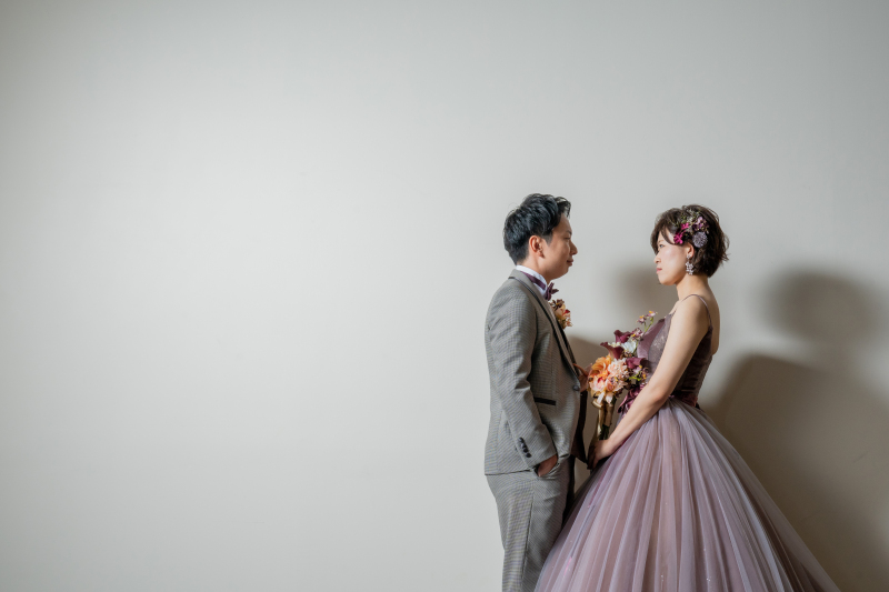 お気に入りのカラードレスで