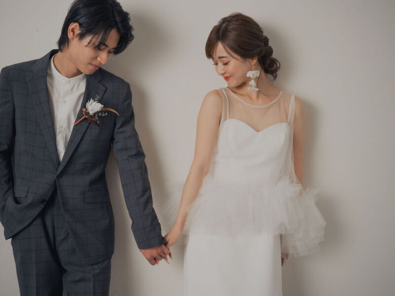 見学で試着OK！衣裳選びも安心のフォトスタジオ◎