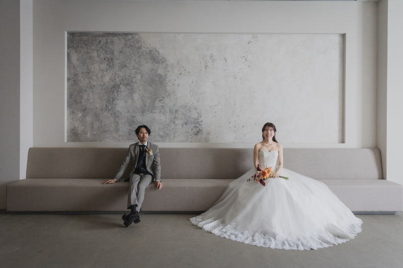 タイムレスな王道花嫁スタイルも魅力的