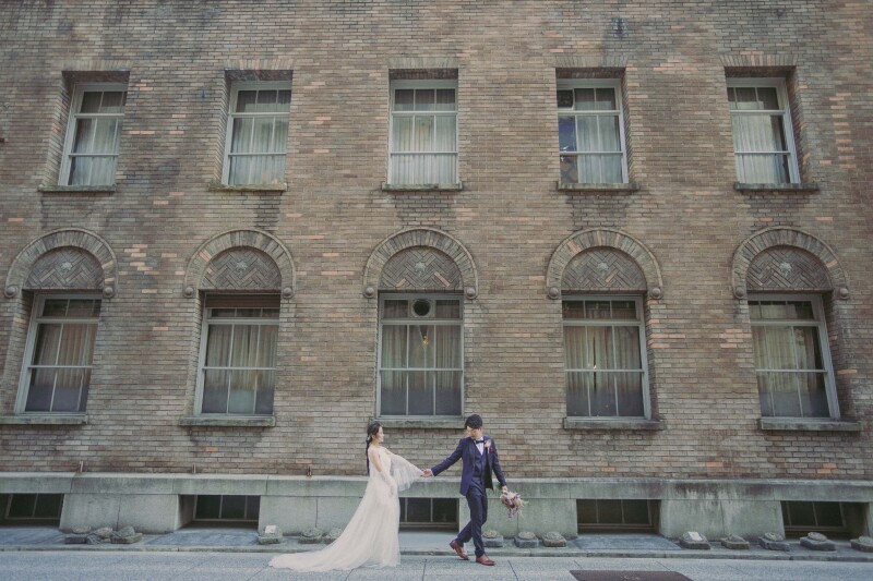 歴史的建造物での味わいのある1カット