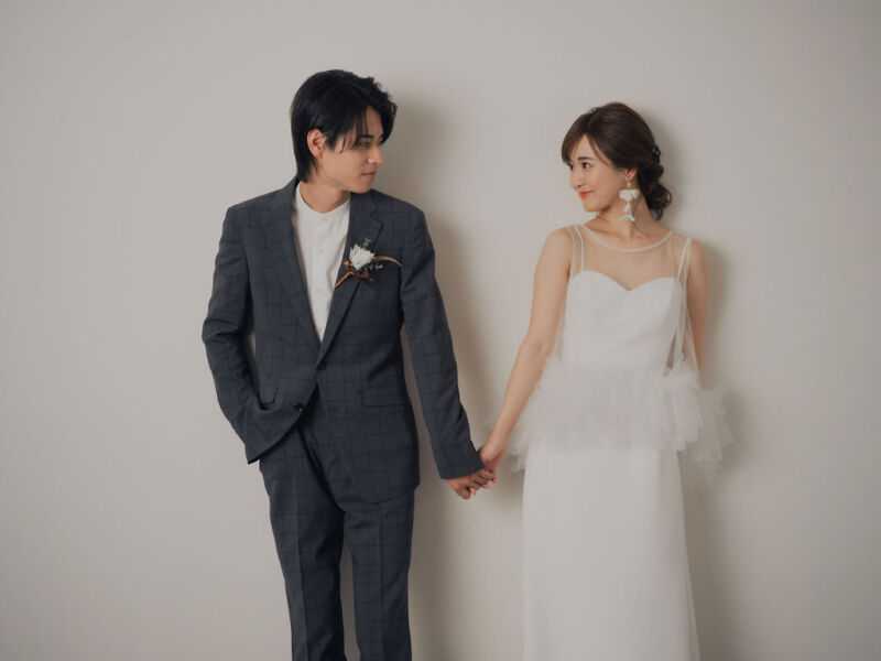 【5月末まで!5組限定50%OFF】2着スタジオ|198,000円→99,000円|事前試着OK|美容、データ、小物付き