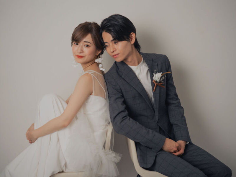 【シンプル撮影・韓国風フォトならこのプラン】SOZOstudio撮影｜洋装1着｜３パターン背景｜装飾使用料０円｜70カット保証