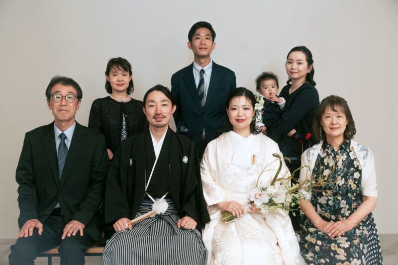 【会食ディナー6名分付き】写真と食事で過ごすフォトウェディング|挙式風フォト|ゲスト参加無料OK|和装または洋装1着|