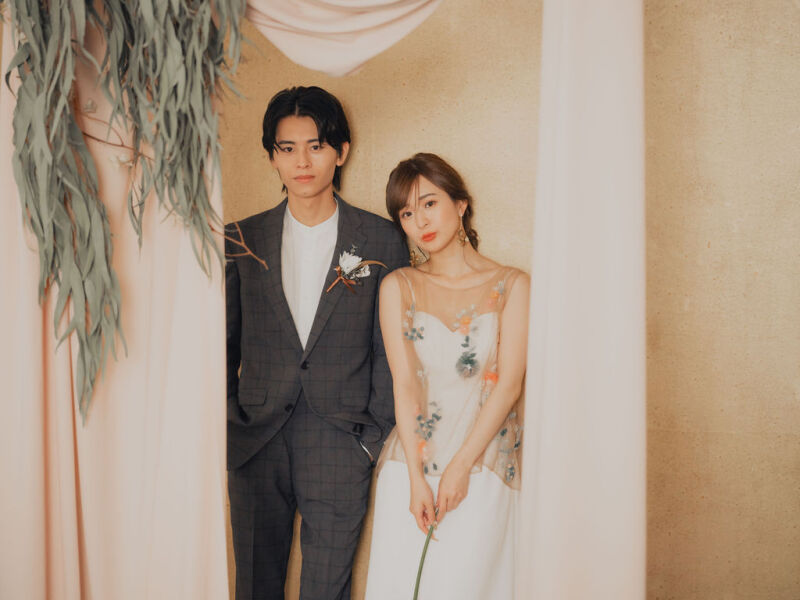 【シンプル撮影・韓国風フォトならこのプラン】SOZOstudio撮影｜洋装1着｜３パターン背景｜装飾使用料０円｜70カット保証