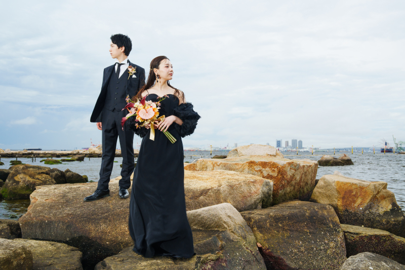 【塩芦屋ビーチロケ】海・緑・岩場を巡る贅沢フォトツアー。1日で叶える、多彩なバリエーション撮影プラン｜洋装１点｜移動費込