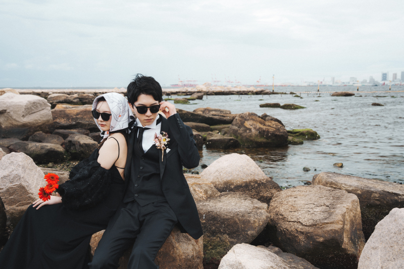 【塩芦屋ビーチロケ】海・緑・岩場を巡る贅沢フォトツアー。1日で叶える、多彩なバリエーション撮影プラン｜洋装１点｜移動費込