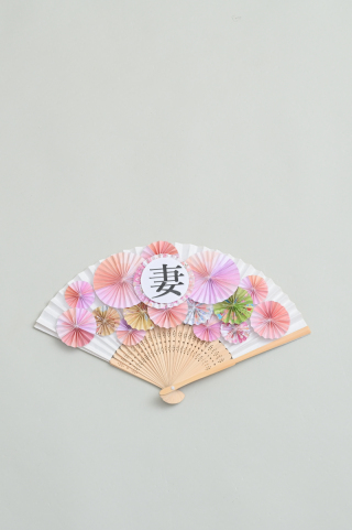 小物　スタジオ用扇子プロップス【妻】