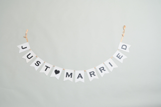 小物　スタジオ用ガーランド【JUSTMARRIED】