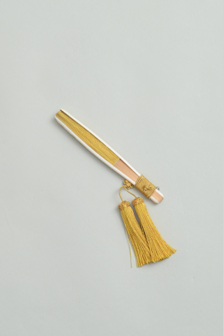 小物　新婦用扇子【金】